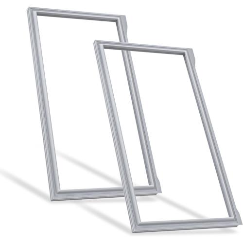 2 Pack Upgraded W10830274 Refrigerator French Door Gasket Part For Maytag Whirlpool Refrigerator Door Gasket Freezer Door Seal Replaces EAP11759518 W10443273 PS11759518 WRX735SDBM02 WRX735SDHZ10