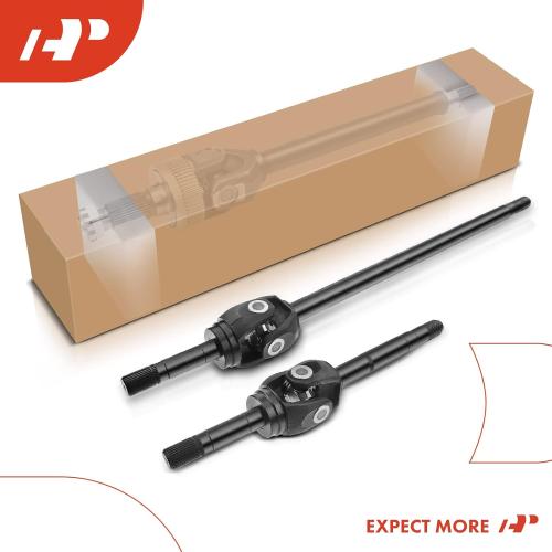 Pair (2) CV Axle Shaft Assembly Compatible with Ford Models - Excursion 2000-2005, F-250/F-350/F-450/F-550 Super Duty 1999-2004 - Front Left and Right