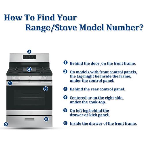 UPGRADED WB31X24738 Griddle Replacement Parts for ge Stove,Replace WB31X24998 Griddle,WB31X24998 Plate for ge Gas Stove Top Parts,Free Standing Range Center Burner Heavy Duty Cast Iron
