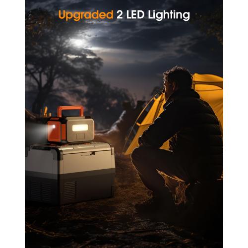 EBL Portable Power Station 300W(Peak 600W), 269.36Wh Lithium Battery Camping Solar Generator for Outdoor and Indoor Emergency Use