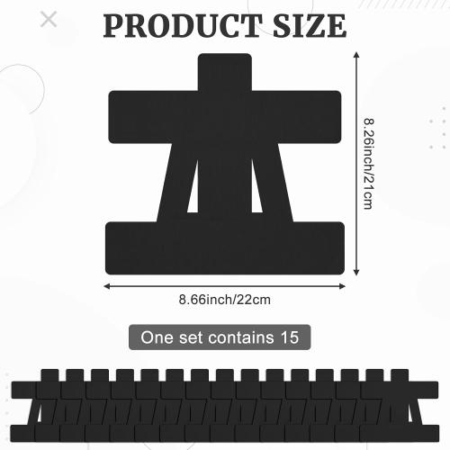 15 Pcs Precut Kinesiology Tape for Shoulder，Shoulder Tape for Shoulder Pain Relief Pre Cut，Waterproof, Breathable, Hypoallergenic Athletic Tape for Support and Protection(Black)