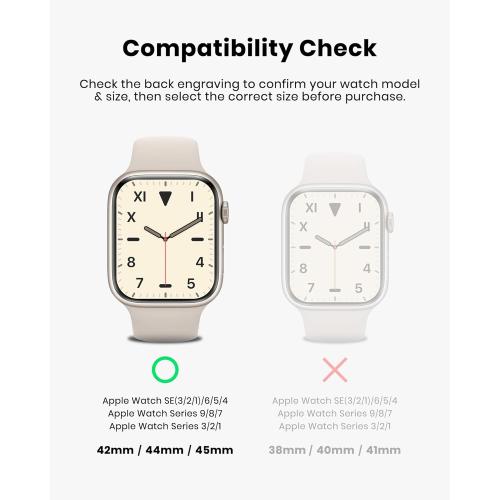 amBand E1 Rugged Band & Case for Apple Watch – Compatible with Series 1–11, SE3/SE2/SE – and Ultra 3/2/1, Lightweight Shockproof Design