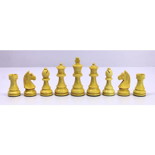 Size 3.75 StonKraft - Wooden Chess Pieces Pawn with Extra Queens Chessmen Figurine Pieces Coins (3.75 King Height)