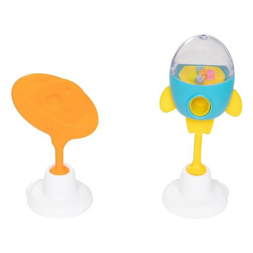 Smart Steps Trend Activity Walker and Entertainer with Removeable Toys, Large Tray, Cup Holder, Adjustable Height and Flat Fold Frame for Storage, Ages 6 Months  , Space Walk Navy