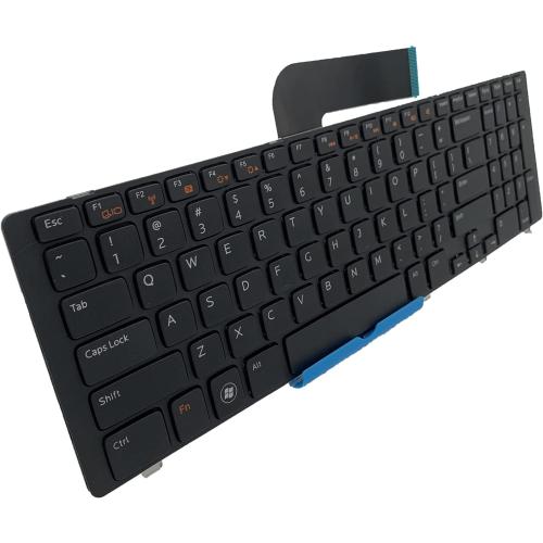 Laptop Replacement US Layout Keyboard for Dell 17R N7110 L701X L702X 5720 7720 XPS 17 L702X 3750 Black Frame