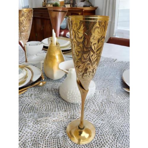 Vintage Brass Chalice Goblets for Wine Gothic Goblets for Party - Renaissance Goblets for Decor Goblets for Halloween Party Drinking Goblets Medieval Goblets For Christmas Gifts.
