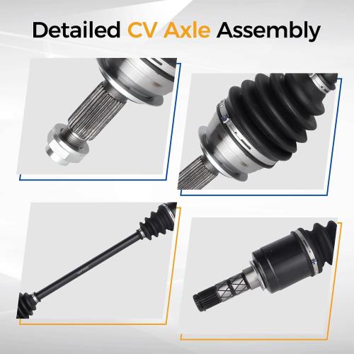 PAROD 2PCS 6607509 CV Axle Assembly Fit for 2014-2014 Subaru Forester, 2010-2014 Legacy, 2010-2014 Outback Front Drive & Passenger