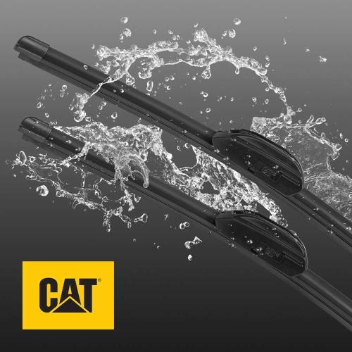 CAT Clarity Wiper Blades (1-Pack), Premium Performance Direct OEM Replacement, Universal Fit Front Windshield Wiper Blades, Durable Streak-Free Spotless Silent Easy Installation - 24