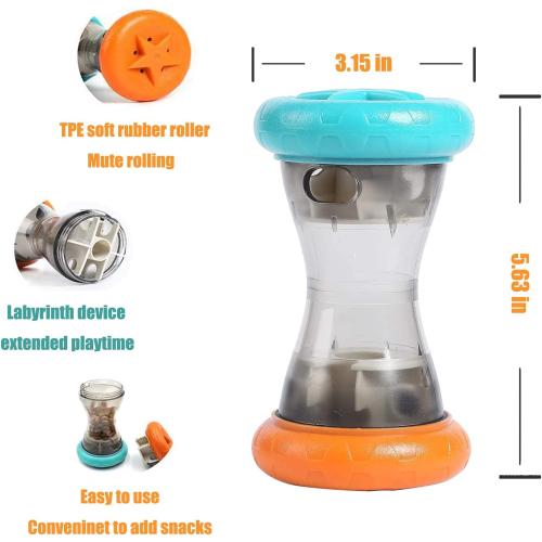 Aelflane Treat Dispensing Puzzle Toys,Interactive Dog Puzzle Toy, Dogs Enrichment Toy to Keep Them Busy,Slow Feeder,Perfect Alternative to Slow Feeder Dog Bowls to Improves Pets Digestion