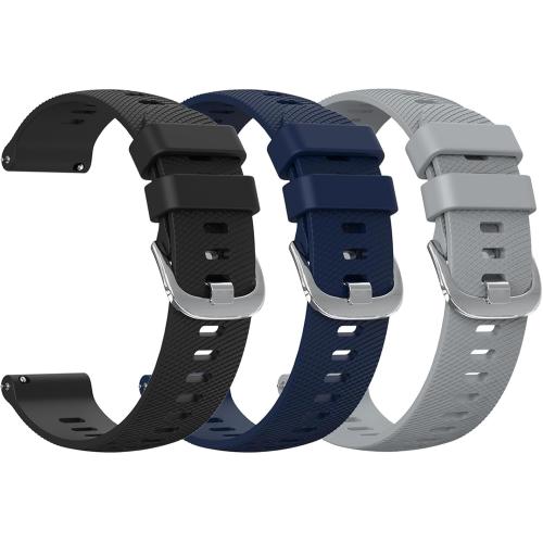 Meliya Watch Bands for Tensky IDW28/IDW19/ID208 Plus Smart Watch Bands, 22mm Replacement Flexible Silicone Bands for ID208 Plus BT Smartwatch