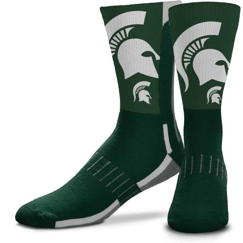 Size largeFor Bare Feet NCAA Adult State and University Crew Socks - Polyester blend - Unisex - High-performance socks provide