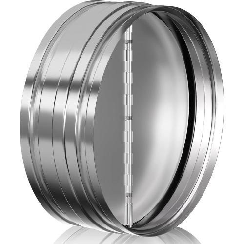 [Upgraded] Hon&Guan 10 Inch Duct Backdraft Damper, One-Way Airflow Ducting Insert Backflow Preventer Duct Draft Blocker, HVAC Inline Fan Vent