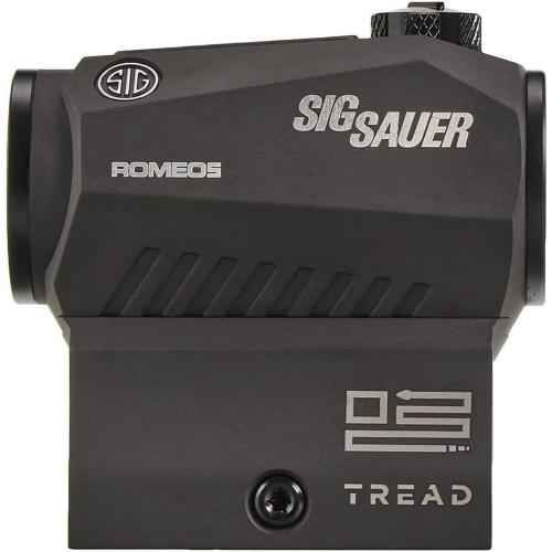 SIG SAUER Romeo5 1x20mm Tread Closed Red Dot Sight | High-Performance Durable Waterproof Fog-Proof Compact 2 MOA Red Dot Sight for SIG M400 Tread