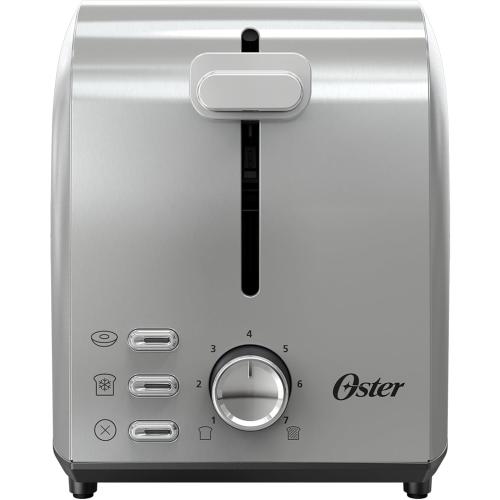 Oster 2-Slice Toaster with Extra Wide Slots, Bagel Toaster, Stainless Steel