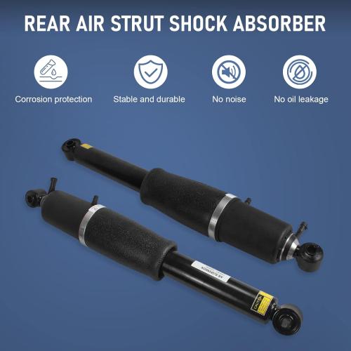 2 Pack Rear Air Strut Shock Absorber Compatible with 2002-2014 Cadillac Escalade Chevrolet Avalanche Suburban Tahoe GMC Yukon Replace# 15756926, 25979391, 25979393