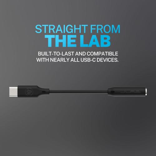 JLab USB Type C to 3.5mm AUX Adapter Headphone Jack Adaptor Dongle