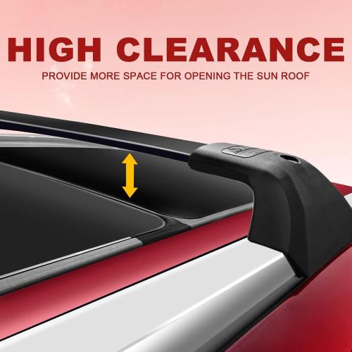Lockable 260lbs Cross Bars Roof Racks Fit for Toyota Highlander 2020-2024