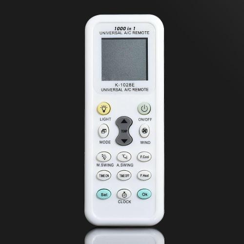 Universal Air Conditioner Remote Control LCD A/C Conditioning Controller 1000 in 1 for Mitsubishi Toshiba HITACHI FUJITSU Daewoo LG Sharp Samsung ELECTROLUX SANYO AUX GREE HAIER Huawei Air Condition