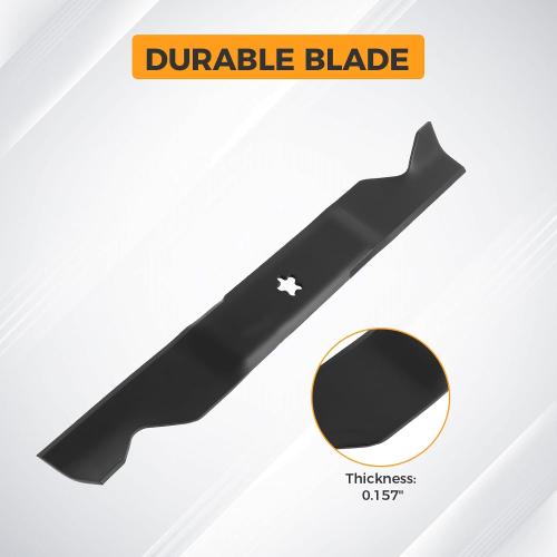 532405380 Medium Lift Lawn Mower Blades for 33266 403107 405380 532403107 PP21011 Compatible with Husqvar na YTH22V46 Z246 YT46LS YTH20K46 YTH21K46 YTH22K46 YTA22V46 46 Deck Lawn Mower