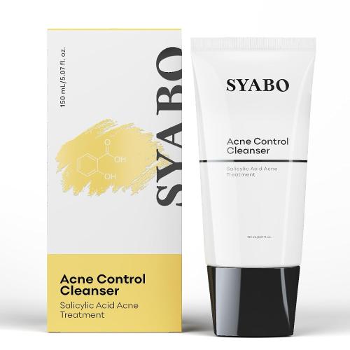 Pack of 2 Size 5.07 Salicylic Acid Face Cleanser, Daily Gentle Acne Cleansing Face Wash for Acne, Pore, Blackheads, Breakouts, Cleansing Gel for Oily & Sensitive Skin, 5.07 FL OZ