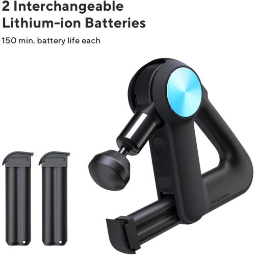 TheraGun Pro Handheld Deep Tissue Massage Gun - Bluetooth Percussion Massage Gun & Personal Massager for Pain Relief & Circulation in Neck, Back, Leg, Shoulder and Body (Black - 4th Gen)