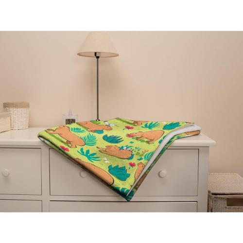 Cute Capybara Throw Blanket Fannel Fleece Super Soft Funny Blanket Travel Throw Blanket for Bed Couch Sofa for Baby