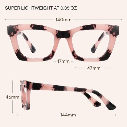 CCVOO Reading Glasses for Women, Stylish Eyeglasses, Blue Light Readers for Women, Computer Eye Glasses, Cheaters