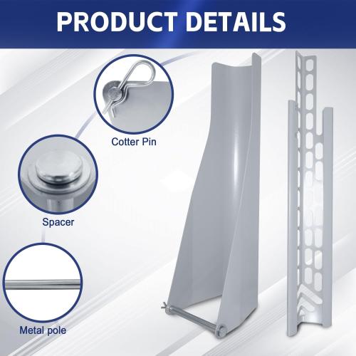 Mud Mixer MMAC-0133 18 inch Chute Extension Compatible with Mud Mixer MMXR-3221 MudMixer Adjustable Angles Options 15, 25, and 35 Degree