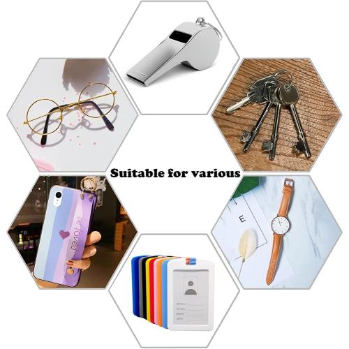 Teacher Lanyards for ID Badges and Keys, Cute Silicone Beaded Lanyard