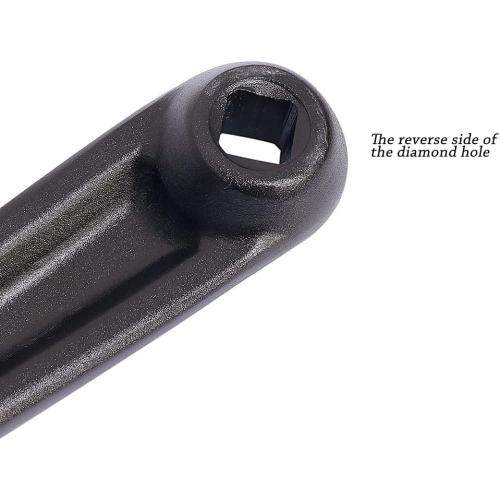 Bike Crank Arm 170mm Diamond Hole Crank Arm for Electric Bicycle,Folding Bicycle,Hybrid,Mountain Bicycle,Road Bike