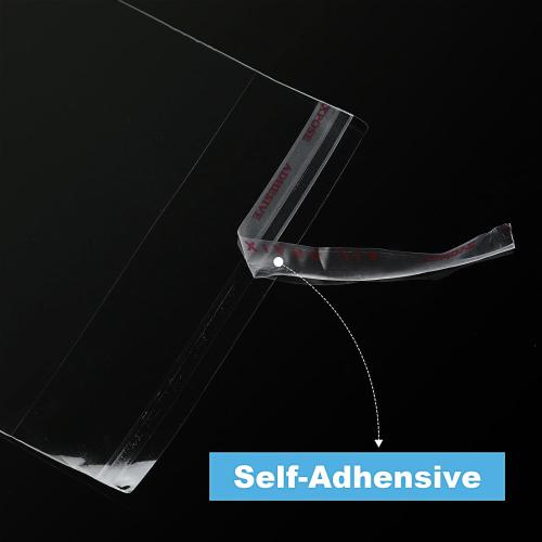 Geyoga 120 Pcs 4 Size Clear Plastic Cello Bag Resealable Self Adhesive Cellophane Bag for Candy Cookies Decorative Wrapper