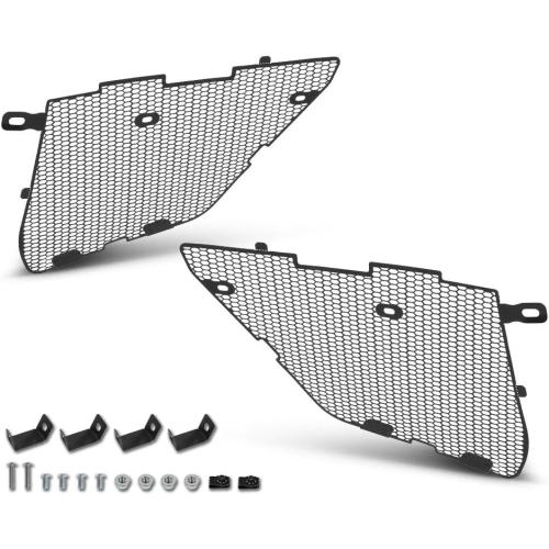 Front Grill Covers Radiator Guard Compatible with Chevy Corvette C8 2020-2024, Not Fit for Z06 Models, for Z51 Models