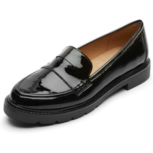 Size 5M Color Black Rockport Women's Kacey Penny Loafer Flat