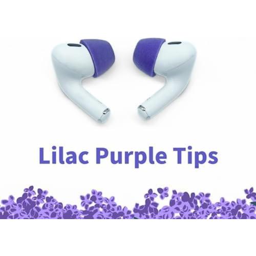 Comply Memory Foam Replacement Earbud Tips for Apple AirPods Pro 1 & 2 | Ultimate Comfort, Secure Fit, Superior Noise Isolation | Anti Slip, Prevent from Falling Out | Purple, Small (3 Pairs)
