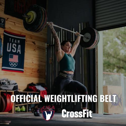 2POOD 4 Weightlifting Belt | CrossFit® Weightlifting Belt | 4-inch Wide and Built for Support, Flexibility, and The Ability to Cross Train Easily