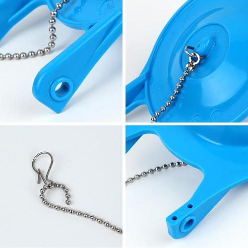 Gerber Toilet Flapper Replacement, 2 Pack 3 inch for Gerber 99-788 with 2 Toilet Handle Chains Lecyco Rubber Water Saving, Easy to Install 2