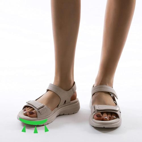 Womens Orthotic Wedge Buckle Strap Sandals Open Toe Breathable size 38 European