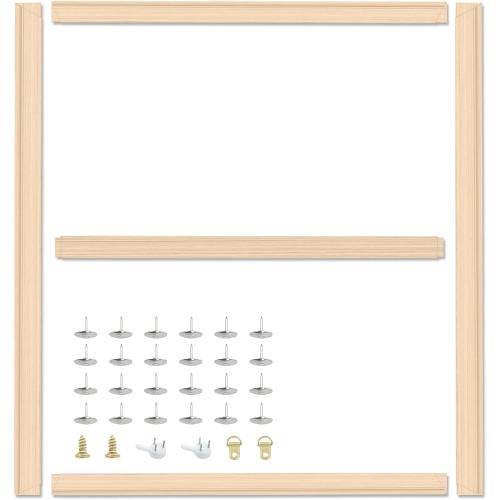 Falling in Art DIY Canvas Stretcher Bars, 24 x 36 Canvas Framing Kit, Wood Stretcher Frames for Oil Paintings, Paint by Numbers, and Posters