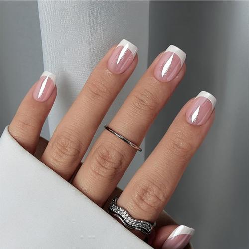 600pcs Short Half Covers Nails Extensions Delicate And Practical Nails Tips Suitable For Daily And Special Occasion