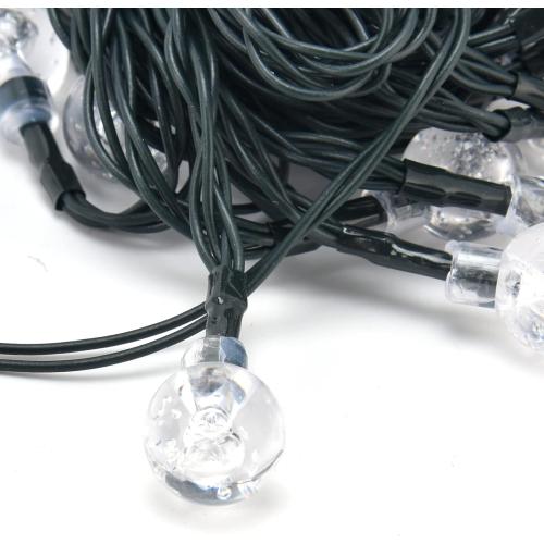 TREETDOBV 9.5m LED Outdoor String Lights, with 50 Shatterproof Bulbs, 8 Lighting Modes String Lamp,Waterproof Connectable Hanging Christmas Lights Garden Wedding Backyard Porch Balcony Party