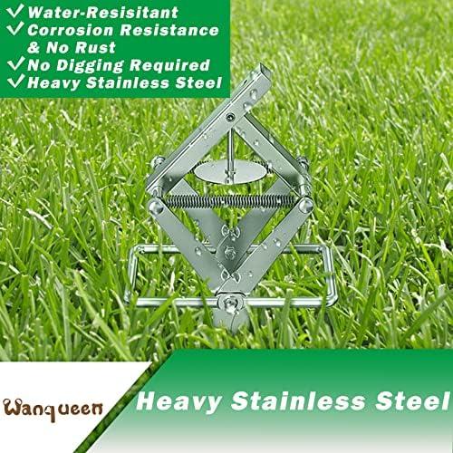 Mole Traps That Kill Best, Scissor Mole Traps for Lawns Vole Traps Outdoor Use, Mole Trap Easy to Set Galvanized Steel Reusable Quick Capture Gopher