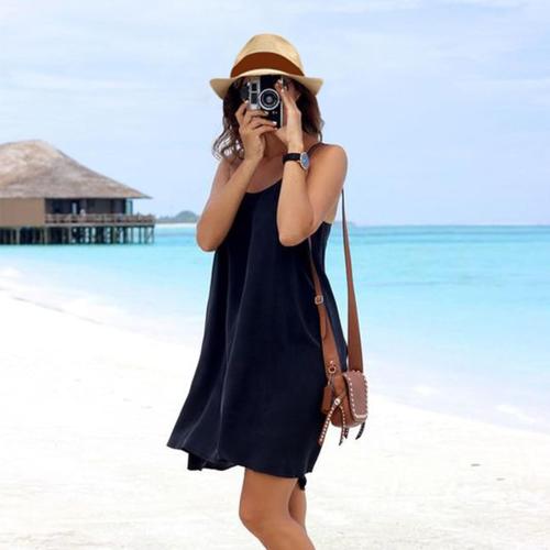 Summer Straw Fedora Hat for Women Men Travel Panama Hat with Wide Brim Roll Up Sun Hat for Beach Outdoor UPF 50