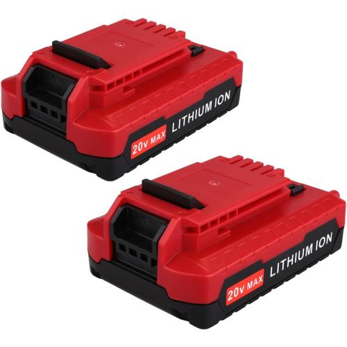 Biswaye 2 Pack 20V MAX Lithium Battery PCC680L Compatible with Porter Cable 20V Tools Battery PCC681L PCC682L PCC660 PCC641 PCC683L PCC685L PCC601 PCC670