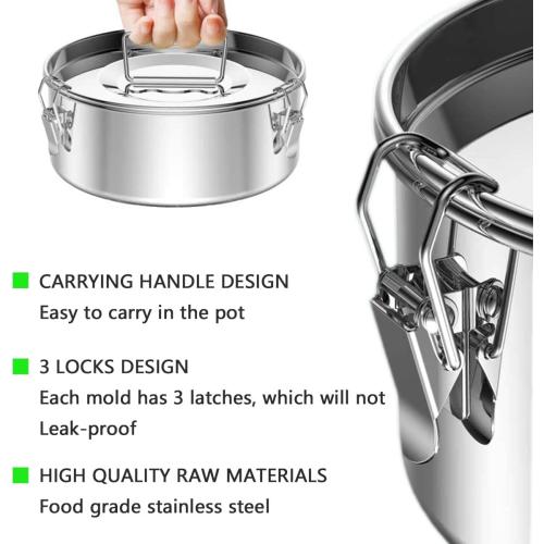 Flan Pan Flanera Mold, Stainless Steel Flan Mold with Lid - Flan Maker for 6 Quart Instant Pot