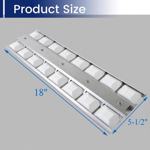 (4-Pack) Size  18 Briquette Tray Replacement Parts for Viking VGIQ542241NSS, VGIQ54224NSS, VGBQ33002RENS, VGBQ33603RESS, VGBQ53024, VGBQ53624, VGBQ54224, VGBQ55424