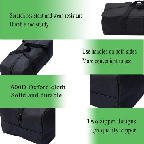 Heavy Duty Canopy & Roof Tent Storage Bag - XL Water-Resistant Organizer for Camping Cot, Hammock Cover, Grill Tools,Fishing Rods & Keyboard Stand with MOLLE Straps (29''(L)x5.9''(W)x5.9''(H))