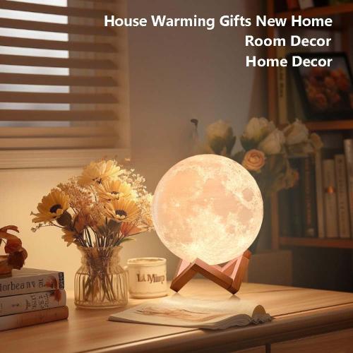 CPLA Moon Lamp Upgrade 128 Colors, Gifts for Women Men Friends Her Mom Sister, Christmas, Birthday, Anniversary, House Warming Gifts New Home, Diameter 6 inch