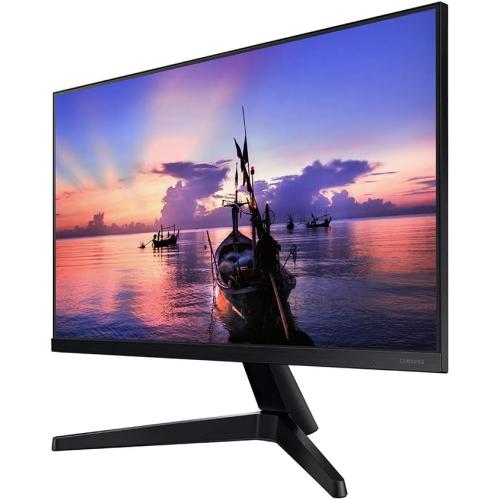 Black SAMSUNG 22 T350 Series FHD 1080p Computer Monitor, 75Hz, IPS Panel, HDMI, VGA (D-Sub), 3-Sided Border-Less, FreeSync, LF22T350FHNXZA