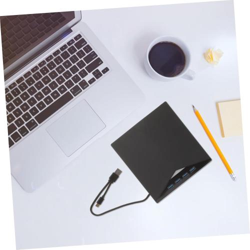 External DVD Drive USB Cd Burner for Laptop DVD Writer Plug and Play Ultra-Thin and Light Design