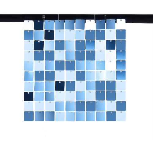 Square Sequin Wall Backdrop Panels(Pack of 36) Baby Blue Shimmer Panel for Birthday Party Decoration Wedding Decor Graduation Bachelorette Baby Shower Photo Background Anniversary